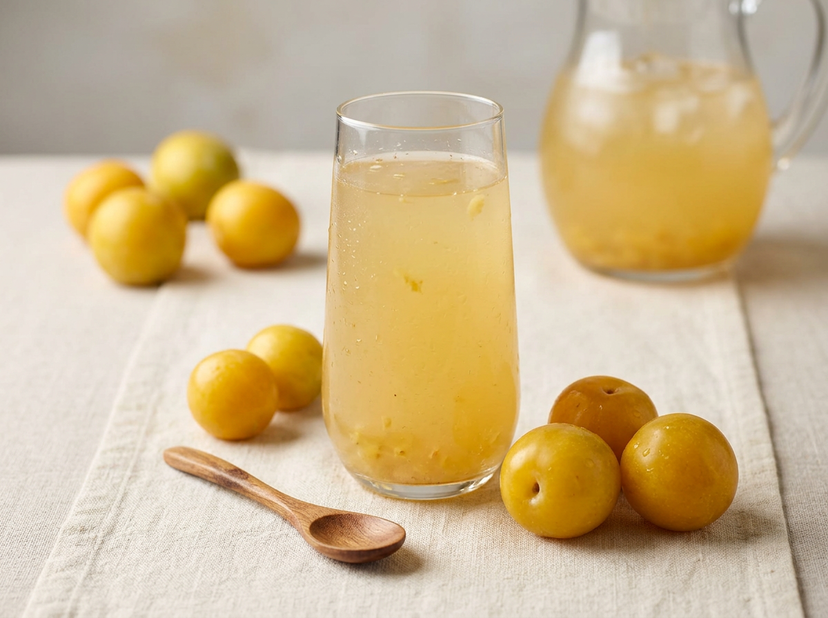 Agua fresca de ciruela