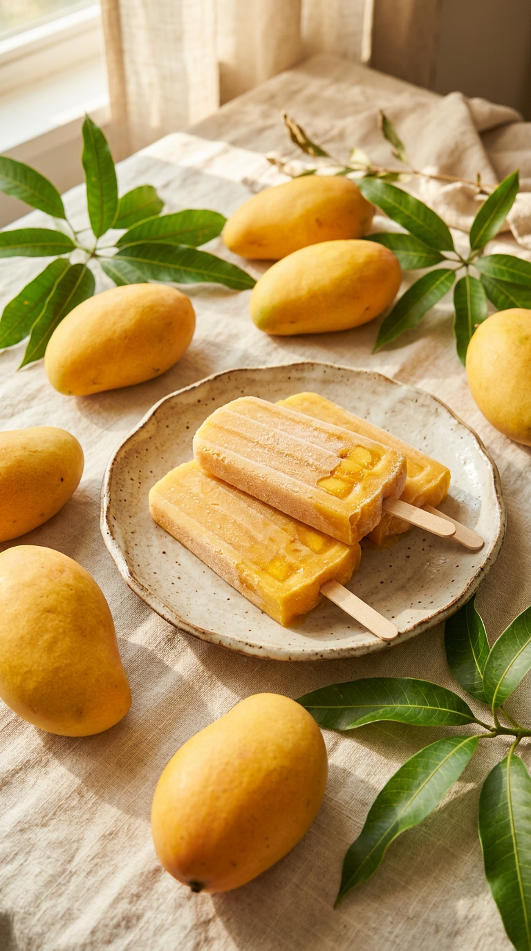 Paletas de mango